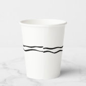 Gobelets En Papier Elle noue la Fête des mariées moderne (Droite)