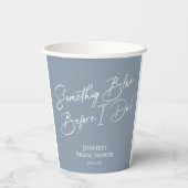 Gobelets En Papier Elle se marie | Dusty Blue Bridal Shower (Verso)