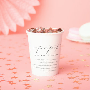 Gobelets En Papier Ellesmere Mariage Faits amusants