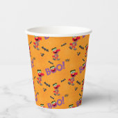 Gobelets En Papier Elmo | Motif Halloween Boo (Recto)