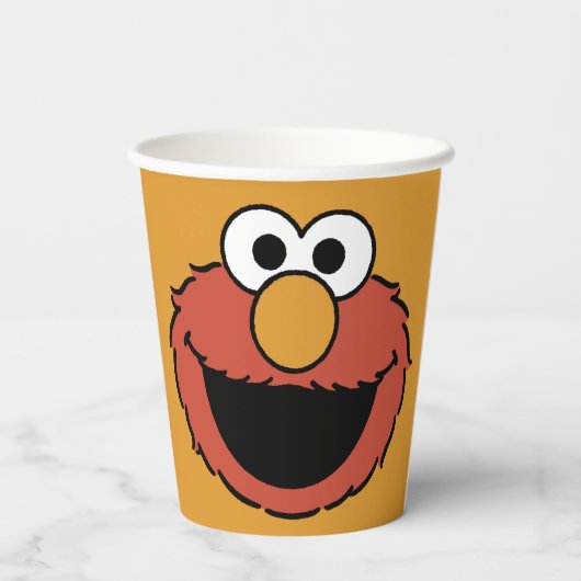 Gobelets En Papier Elmo Smiling Face (Verso)