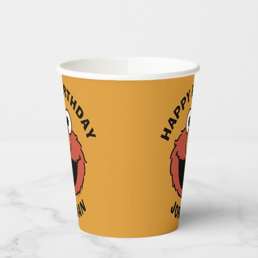 Gobelets En Papier Elmo Smiling Face (Gauche)