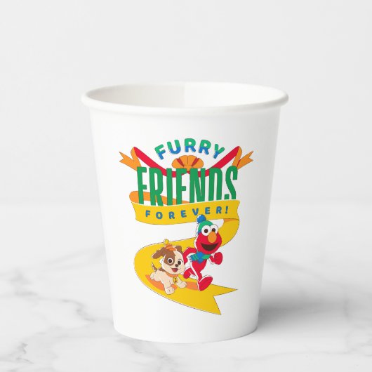 Gobelets En Papier Elmo & Tango | Furry Friends Forever (Gauche)