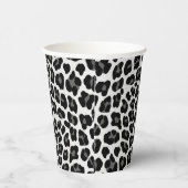 Gobelets En Papier Empreinte de léopard de neige (Droite)