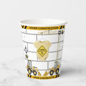 Gobelets En Papier En construction Baby shower de vêtements pour bébé (Verso)