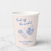 Gobelets En Papier En dehors du marché Doodle Dessin à la main pour (Verso)