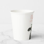 Gobelets En Papier En vichy de la vache rose (Droite)