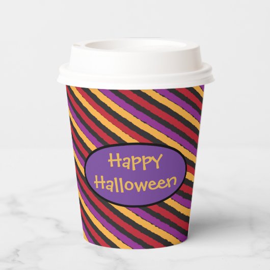 Gobelets En Papier Enfant en costume Grim Halloween tasse de papier r (Verso)