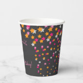 Gobelets En Papier Enfant's Birthday Twinkle Twinkle Little Star (Verso)