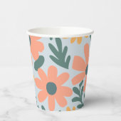 Gobelets En Papier Enfants Cute Ladybug Polka dot Daisy Flower Motif (Gauche)