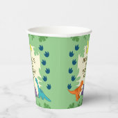 Gobelets En Papier Enfants Dinosaur fête d'anniversaire (Droite)