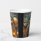 Gobelets En Papier Enfants effrayants d'Halloween (Droite)