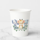 Gobelets En Papier Enfants Fête des bébés animaux (Verso)