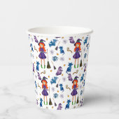 Gobelets En Papier Enfants Halloween sorcières tasse de papier (Verso)