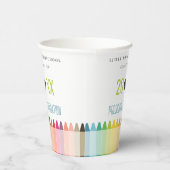 Gobelets En Papier Enfants mignons Crayon Fun Rainbow Preschool Gradu (Droite)