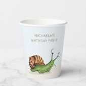 Gobelets En Papier Enfants mignons en espadon Anniversaire personnali (Verso)