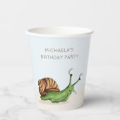 Gobelets En Papier Enfants mignons en espadon Anniversaire personnali (Recto)