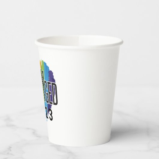 Gobelets En Papier Engaygué 2023 Fiançailles gay Rainbow LGBTQ Pride (Gauche)