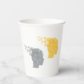 Gobelets En Papier Engins de tête humaine (Recto)