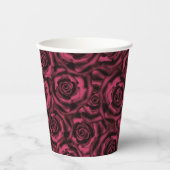 Gobelets En Papier Ensemble de serviettes de bain rose de Bourgogne (Recto)