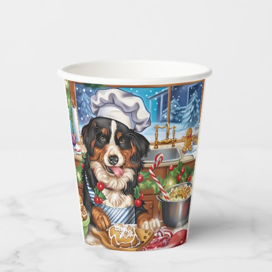 Gobelets En Papier Entlebucher Mountain Holiday Baking : Festif (Recto)