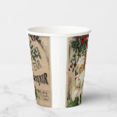 Gobelets En Papier Ephemera Noël Nouvel An Poster Souvenir (Droite)