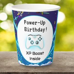 Gobelets En Papier Epic Gamer Joyeux Anniversaire Coup Critique !