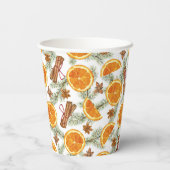 Gobelets En Papier Épices de Noël (Verso)