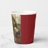 Gobelets En Papier Epiphanie religieuse Trois Rois Jésus Marie Joseph (Gauche)