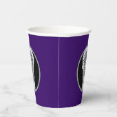 Gobelets En Papier Équipe de crosse Violet (Droite)