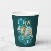 Gobelets En Papier Équitation Aquaman À Cheval Dans Les Royaumes (Recto)