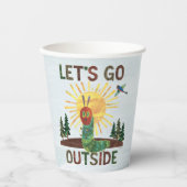 Gobelets En Papier Eric Carle | Allons dehors (Recto)