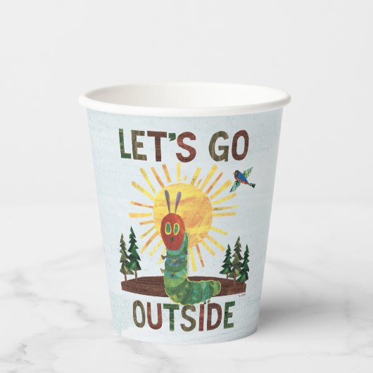 Gobelets En Papier Eric Carle | Allons dehors (Recto)