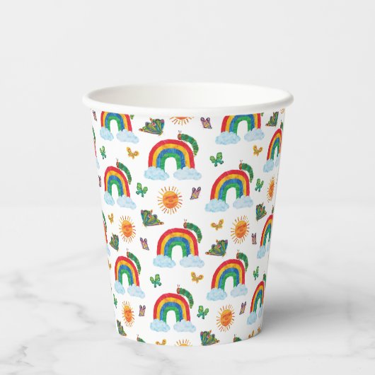 Gobelets En Papier Eric Carle | Caterpillar to Rainbow Butfly (Verso)