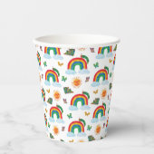 Gobelets En Papier Eric Carle | Caterpillar to Rainbow Butfly (Recto)