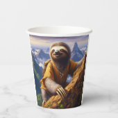 Gobelets En Papier Escalade de Sloth Mountain (Verso)