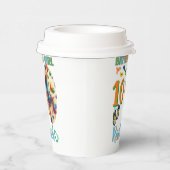 Gobelets En Papier Escalade rock Anniversaire fille Aventure prêt (Droite)