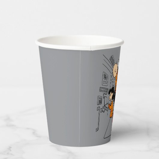 Gobelets En Papier ESPACE | Bande d'arachides dans l'espace (Droite)