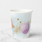 Gobelets En Papier Espace extra-atmosphérique Premier voyage autour d (Verso)