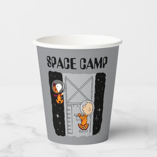Gobelets En Papier ESPACE | Snoopy & Charlie Brown (Recto)
