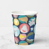 Gobelets En Papier Espèces de requins mignons (Gauche)