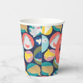 Gobelets En Papier Espèces de requins mignons Anniversaire (Droite)