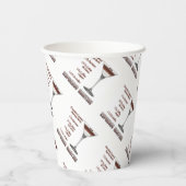 Gobelets En Papier Espresso Martini Cocktail Recette Art (Verso)