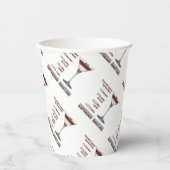 Gobelets En Papier Espresso Martini Cocktail Recette Art (Recto)