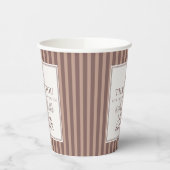 Gobelets En Papier Espresso Martini Love Brewing Coffee Bridal Shower (Gauche)