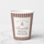 Gobelets En Papier Espresso Martini Love Brewing Coffee Bridal Shower (Verso)