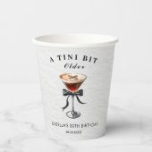 Gobelets En Papier Espresso Martini Tini Bit Older Birthday Party (Recto)