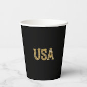 Gobelets En Papier États-Unis (Verso)