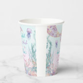 Gobelets En Papier Ethereal Mermaid Bash Sous La Piscine De Mer Anniv (Gauche)