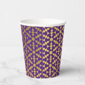 Gobelets En Papier Ethnic Marocain Motif géométrique (Droite)